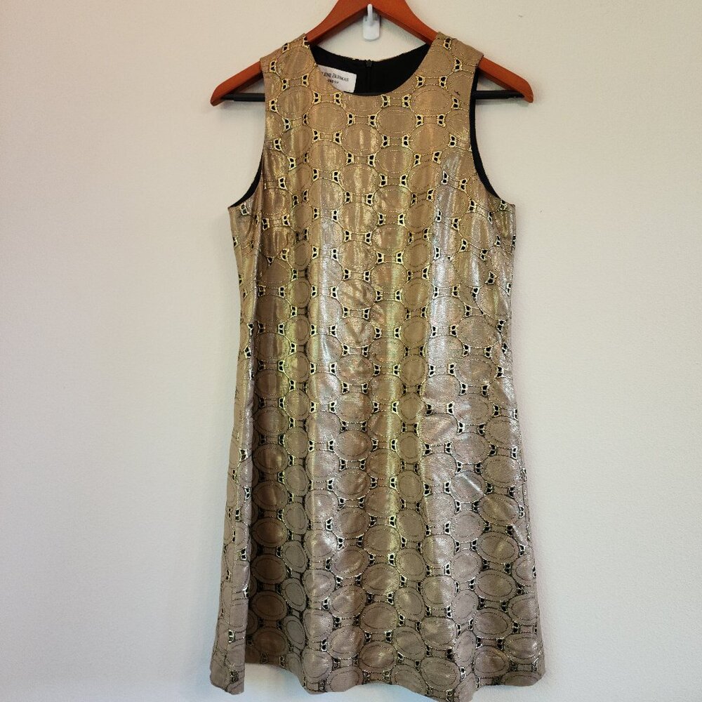 Helene Berman Tank eyelet Lace Midi Dress Women Sz 6  Party Glam Chic  Classic